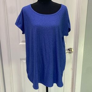 Heathered Royal Blue XL Women’s Tuff Athletic T Shirt